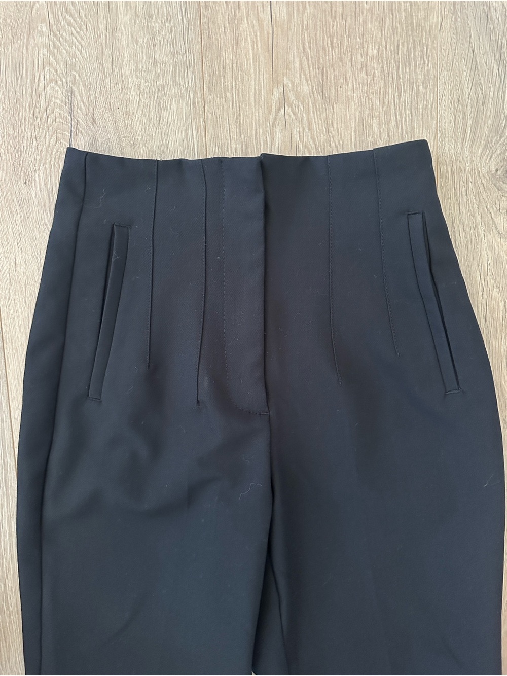 Zara Black Slim Dress Trousers - Picture 6 of 6